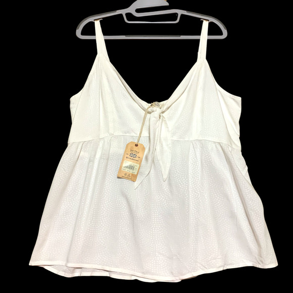 Fat Face TILDA White Viscose CAMI with Bow USA Sz 12  NWT - Picture 13 of 13